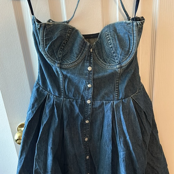 Victoria Secret Jean Corset Style Dress - Picture 3 of 4